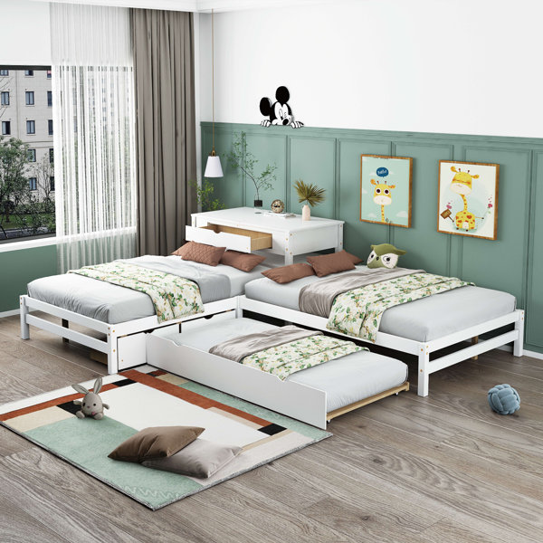 Red Barrel Studio® Bledar Full Size Lshaped Storage Bed Wayfair Canada